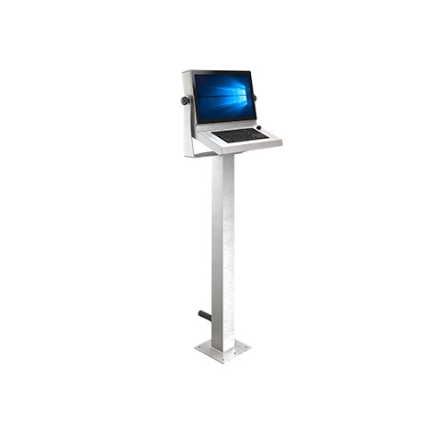 Resistive Touch Screen Operator Workstation Powered by 802.3bt Type 3/4 PoE